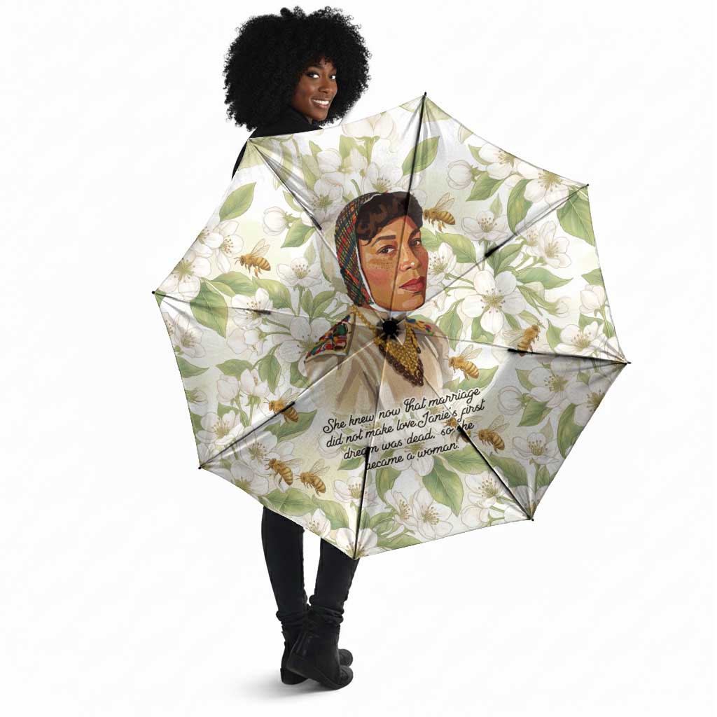 Zora Neale Hurston Umbrella Floral Illustration Featuring Janie’s Dream from Their Eyes Were Watching God - African Pride