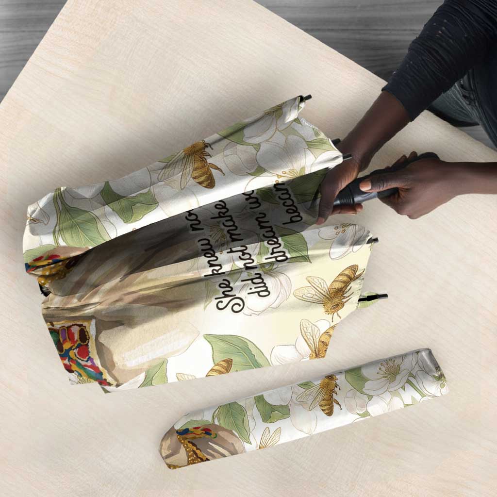 Zora Neale Hurston Umbrella Floral Illustration Featuring Janie’s Dream from Their Eyes Were Watching God - African Pride
