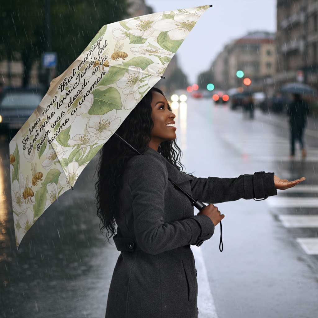 Zora Neale Hurston Umbrella Floral Illustration Featuring Janie’s Dream from Their Eyes Were Watching God - African Pride