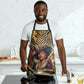 Zora Neale Hurston Apron Bold Kente and Art Deco Pattern - I Am Not Tragically Colored - African Pride