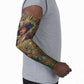 Zora Neale Hurston Arm Sleeves Bold Kente and Art Deco Pattern - I Am Not Tragically Colored - African Pride