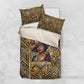 Zora Neale Hurston Bedding Set Bold Kente and Art Deco Pattern - I Am Not Tragically Colored - African Pride