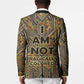 Zora Neale Hurston Blazer Bold Kente and Art Deco Pattern - I Am Not Tragically Colored - African Pride