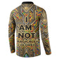 Zora Neale Hurston Button Sweatshirt Bold Kente and Art Deco Pattern - I Am Not Tragically Colored