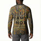 Zora Neale Hurston Button Sweatshirt Bold Kente and Art Deco Pattern - I Am Not Tragically Colored