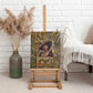 Zora Neale Hurston Canvas Wall Art Bold Kente and Art Deco Pattern - I Am Not Tragically Colored - African Pride