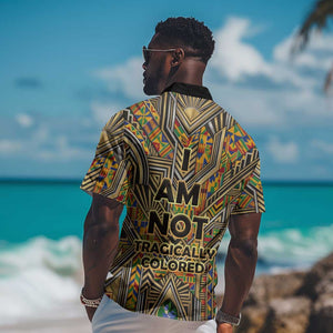 Zora Neale Hurston Hawaiian Shirt Bold Kente and Art Deco Pattern - I Am Not Tragically Colored - African Pride