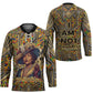 Zora Neale Hurston Hockey Jersey Bold Kente and Art Deco Pattern - I Am Not Tragically Colored - African Pride