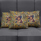 Zora Neale Hurston Pillow Cover Bold Kente and Art Deco Pattern - I Am Not Tragically Colored - African Pride