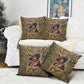 Zora Neale Hurston Pillow Cover Bold Kente and Art Deco Pattern - I Am Not Tragically Colored - African Pride