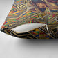 Zora Neale Hurston Pillow Cover Bold Kente and Art Deco Pattern - I Am Not Tragically Colored - African Pride