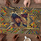 Zora Neale Hurston Puzzle Bold Kente and Art Deco Pattern - I Am Not Tragically Colored - African Pride