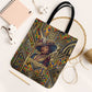 Zora Neale Hurston Tote Bag Bold Kente and Art Deco Pattern - I Am Not Tragically Colored - African Pride