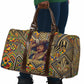 Zora Neale Hurston Travel Bag Bold Kente and Art Deco Pattern - I Am Not Tragically Colored - African Pride