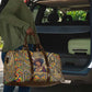 Zora Neale Hurston Travel Bag Bold Kente and Art Deco Pattern - I Am Not Tragically Colored - African Pride
