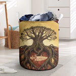 Léopold Sédar Senghor Laundry Basket Sacred Baobab Tree Design African Roots and Symbols Theme Negritude Movement - African Pride