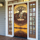 Léopold Sédar Senghor Door Cover Sacred Baobab Tree Design African Roots and Symbols Theme Negritude Movement - African Pride