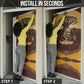 Léopold Sédar Senghor Door Cover Sacred Baobab Tree Design African Roots and Symbols Theme Negritude Movement - African Pride