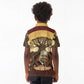 Léopold Sédar Senghor Kid Polo Shirt Sacred Baobab Tree Design African Roots and Symbols Theme Negritude Movement - African Pride
