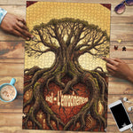 Léopold Sédar Senghor Puzzle Sacred Baobab Tree Design African Roots and Symbols Theme Negritude Movement - African Pride