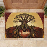 Léopold Sédar Senghor Rubber Doormat Sacred Baobab Tree Design African Roots and Symbols Theme Negritude Movement - African Pride