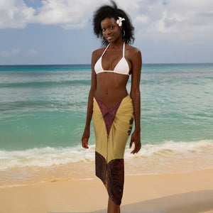 Léopold Sédar Senghor Sarong Sacred Baobab Tree Design African Roots and Symbols Theme Negritude Movement - African Pride