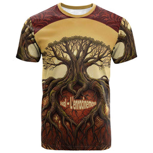 Léopold Sédar Senghor T shirt Sacred Baobab Tree Design African Roots and Symbols Theme Negritude Movement - African Pride