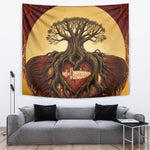 Léopold Sédar Senghor Tapestry Sacred Baobab Tree Design African Roots and Symbols Theme Negritude Movement - African Pride