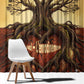 Léopold Sédar Senghor Window Curtain Sacred Baobab Tree Design African Roots and Symbols Theme Negritude Movement - African Pride