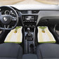 Tunisia Flag Car Mats with National Crest and Emblem