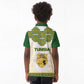 Tunisia Flag Kid Polo Shirt with National Crest and Emblem
