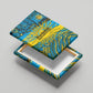 Rwanda Independence Day Canvas Wall Art Tribal Geometric Pattern - National Coat Of Arms And Sunburst