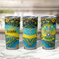 Rwanda Independence Day Tumbler Cup Tribal Geometric Pattern - National Coat Of Arms And Sunburst