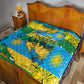 Rwanda Independence Day Quilt Distressed Grunge Flag Design - Broken Chains And 1962 Graphic