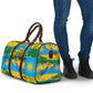 Rwanda Independence Day Travel Bag Distressed Grunge Flag Design - Broken Chains And 1962 Graphic