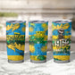 Rwanda Independence Day Tumbler Cup Distressed Grunge Flag Design - Broken Chains And 1962 Graphic