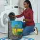 Rwanda Independence Day Unite Paix Progres Laundry Basket African Geometric Pattern - Power Fist And Coffee Branch Art