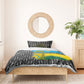 Rwanda Independence Day Unite Paix Progres Bedding Set African Geometric Pattern - Power Fist And Coffee Branch Art