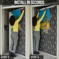 Rwanda Independence Day Unite Paix Progres Door Cover African Geometric Pattern - Power Fist And Coffee Branch Art