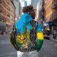 Rwanda Independence Day Unite Paix Progres Hoodie African Geometric Pattern - Power Fist And Coffee Branch Art