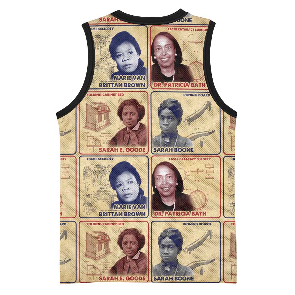 Brains Beauty And Breakthroughs Basketball Jersey Trailblazing Black Women Inventors and Innovators - African Pride
