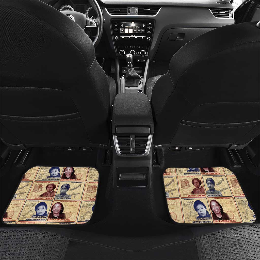 Brains Beauty And Breakthroughs Car Mats Trailblazing Black Women Inventors and Innovators - African Pride