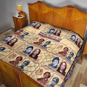 Brains Beauty And Breakthroughs Quilt Trailblazing Black Women Inventors and Innovators - African Pride