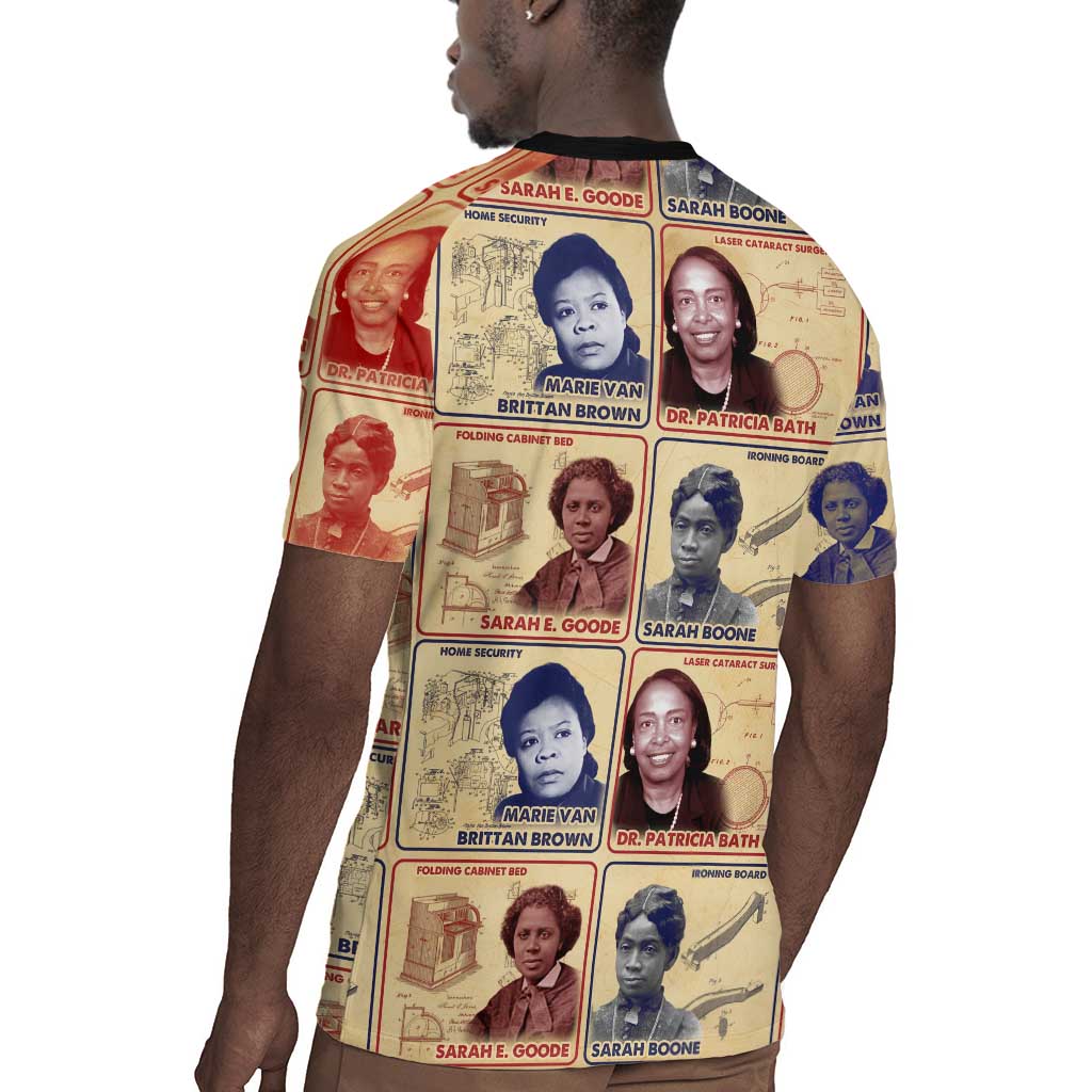 Brains Beauty And Breakthroughs Rugby Jersey Trailblazing Black Women Inventors and Innovators - African Pride