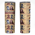 Brains Beauty And Breakthroughs Skinny Tumbler Trailblazing Black Women Inventors and Innovators - African Pride