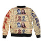 Brains Beauty And Breakthroughs Sleeve Zip Bomber Jacket Trailblazing Black Women Inventors and Innovators - African Pride