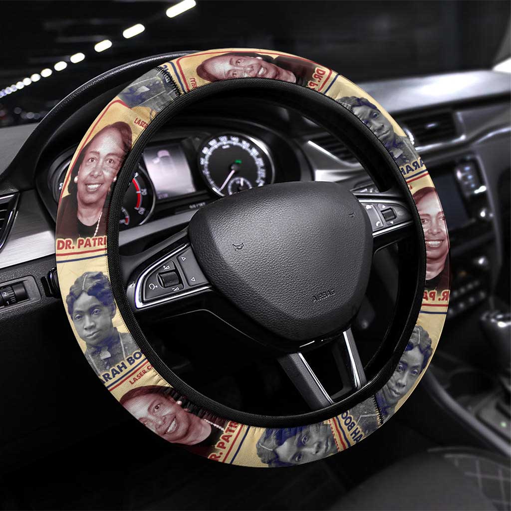 Brains Beauty And Breakthroughs Steering Wheel Cover Trailblazing Black Women Inventors and Innovators - African Pride