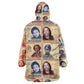 Brains Beauty And Breakthroughs Wearable Blanket Hoodie Trailblazing Black Women Inventors and Innovators - African Pride