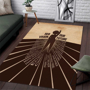 Her Vision Our Future Area Rug Influential Black Women Inventors and Pioneers - African Pride