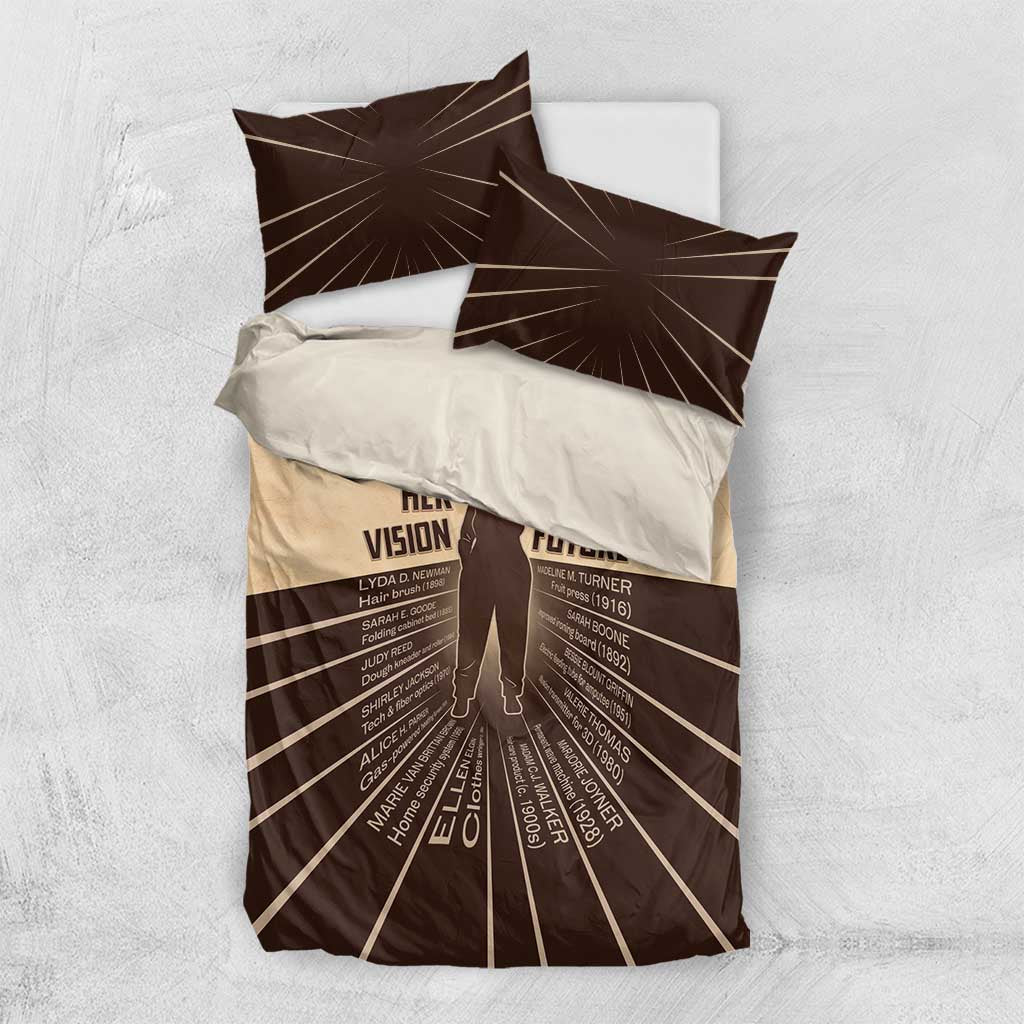 Her Vision Our Future Bedding Set Influential Black Women Inventors and Pioneers - African Pride